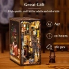CUTEBEE DIY Dollhouse Kitaplık Hayvan Partisi Rave