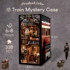 CUTEBEE DIY Dollhouse Kitaplık Hayvan Partisi Rave