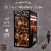 CUTEBEE DIY Dollhouse Kitaplık Hayvan Partisi Rave