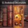 CUTEBEE DIY Ahşap Minyatür Ev Seti Kitaplık Eternal Bookstore