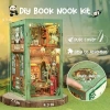 CUTEBEE DIY Oyuncak Ev Kitaplığı - Sakura Ağacının Altında Panda Bookshop