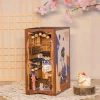 CUTEBEE DIY Oyuncak Ev Kitaplığı - Sakura Ağacının Altında Under Sakura Tree
