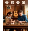 CUTEBEE DIY Ahşap Minyatür Ev Seti Kitaplık Memories Music Bookshop