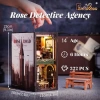 CUTEBEE Toz Kapaklı DIY Kitap Köşesi Seti - Su Dongponun Hayatı Rose Detective Agency