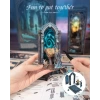 CUTEBEE DIY Ahşap Minyatür Ev Seti Kitaplık The Gate of Wonderland