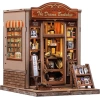 CUTEBEE Toz Kapaklı DIY Kitaplık Seti - Büyükbabanın Antika Dükkanı Drama Bookshop