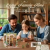 CUTEBEE Toz Kapaklı DIY Kitaplık Seti - Büyükbabanın Antika Dükkanı Green Life Bookshop