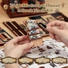 CUTEBEE Toz Kapaklı DIY Kitaplık Seti - Büyükbabanın Antika Dükkanı Journey Trace Bookshop