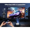Dbpower 5G WiFi ve İki Yönlü Bluetooth 4K FHD Yerel 1080P - Beyaz