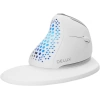 DeLUX Seeker Kablosuz Ergonomik Dikey Mouse, OLED Ekran - M618SXD-Beyaz