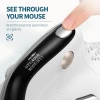 DeLUX Seeker Kablosuz Ergonomik Dikey Mouse, OLED Ekran - M618SXD-Beyaz