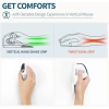 DeLUX Seeker Kablosuz Ergonomik Dikey Mouse, OLED Ekran - M618SXD-Beyaz