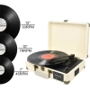 DIGITNOW Vinil Plak Çalar Kablosuz Pikap  White