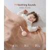 Dreamegg Taşınabilir Ses Makinesi - 19 Yatıştırıcı Ses ve Bebek Odası Işığı - Pembe