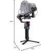 DSLR ve Sinema Kameraları için DJI RS 4 Pro 3 Eksenli Gimbal Sabitleyici DJI RS 2 Combo