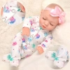 Ecore Fun Yenidoğan Kız Bebek Oyuncak Bebek ve Kıyafet Seti 10 inch