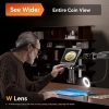 Elikliv EM3K-3D Max 3D Dijital Mikroskop Manyetik Çift Lens, 3K HDMI, 10.1 Esnek Kol
