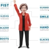 FCTRY Stacey Abrams Gerçek Hayat Aksiyon Figürü Elizabeth Warren