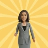 FCTRY Stacey Abrams Gerçek Hayat Aksiyon Figürü Kamala Harris