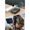 Feeke Solar Güneş Enerjili Powerbank  Black