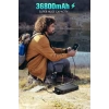 Feeke Solar Güneş Enerjili Powerbank  Black