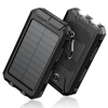 Feeke Solar Güneş Enerjili Powerbank  Black