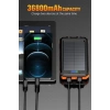 Feeke Solar Güneş Enerjili Powerbank  Orange