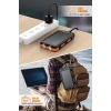 Feeke Solar Güneş Enerjili Powerbank  Orange