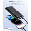 Feeke Taşınabilir Şarj Cihazı 15000mAh Çift USB Power Bank