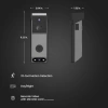 Feit Electric Akıllı Kapı Zili  Wi-Fi Kamera BATTERY POWERED Black