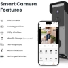 Feit Electric Akıllı Kapı Zili  Wi-Fi Kamera BATTERY POWERED Black