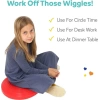 Fidgeting Odaklanma ve Çekirdek Dengesi için Wiggle Koltuk Minderi Sit-A-Round Cushion