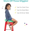 Fidgeting Odaklanma ve Çekirdek Dengesi için Wiggle Koltuk Minderi Wiggle Cushion
