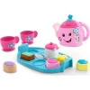 Fisher-Price Gül & Öğren Yürümeye Başlayan Müzikli ve Işıklı Çay Seti Oyuncağı  Standart Paketleme