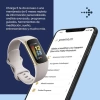 Fitbit Charge 5 Dahili GPS, Akıllı Bileklik Lunar White/Soft Gold