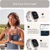 Fitbit Sense 2 Gelişmiş Sağlık ve Fitness Akıllı Saati Lunar White/Platinum