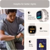 Fitbit Sense 2 Gelişmiş Sağlık ve Fitness Akıllı Saati Lunar White/Platinum