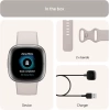 Fitbit Sense 2 Gelişmiş Sağlık ve Fitness Akıllı Saati Lunar White/Platinum