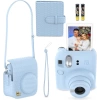 Fujifilm Instax Mini 12 Anlık Fotoğraf Makinesi/Minimate Özel Kılıf/10 Sayfa - Mavi