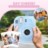 Fujifilm Instax Mini 12 Anlık Fotoğraf Makinesi/Minimate Özel Kılıf/10 Sayfa - Mavi