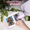 Fujifilm Instax Mini 12 Anlık Fotoğraf Makinesi/Minimate Özel Kılıf/10 Sayfa - Mor Lilac Purple