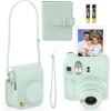 Fujifilm Instax Mini 12 Anlık Fotoğraf Makinesi/Minimate Özel Kılıf/10 Sayfa - Yeşil Mint Green