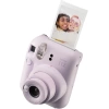 Fujifilm Instax Mini 12 Anlık Fotoğraf Makinesi/ Minimate Özel Kılıf/20 Sayfa/İkili Paket - Mor