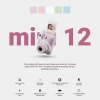 Fujifilm Instax Mini 12 Anlık Fotoğraf Makinesi/ Minimate Özel Kılıf/20 Sayfa/İkili Paket - Pembe