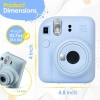 Fujifilm Instax Mini 12 Kamera/Mini Film (60 Sayfa)/Aksesuarlar - Yeşil Mint Green