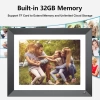 Fullja 11 inç Dijital WİFİ Fotoğraf Çerçevesi 11 inç/Siyah