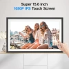 FULLJA 15.6 İnç WiFi Akıllı Dijital Fotoğraf Çerçevesi 32 GB