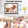 FULLJA 32GB Dokunmatik Ekranlı Dijital Resim Çerçevesi 15 inç
