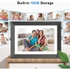 Fullja Akıllı WiFi Dijital Fotoğraf Çerçevesi 10.1 16 GB