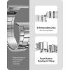 Fullmosa No Tools Needed Compatible Apple Watch Kordonları Gümüş 38mm 40mm 41mm